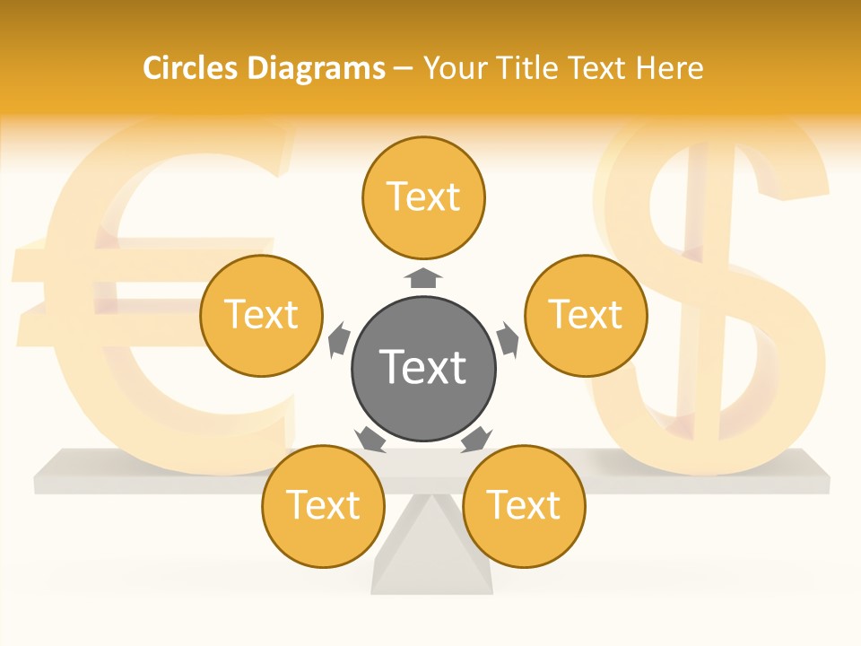 Gold Money Abstract PowerPoint Template