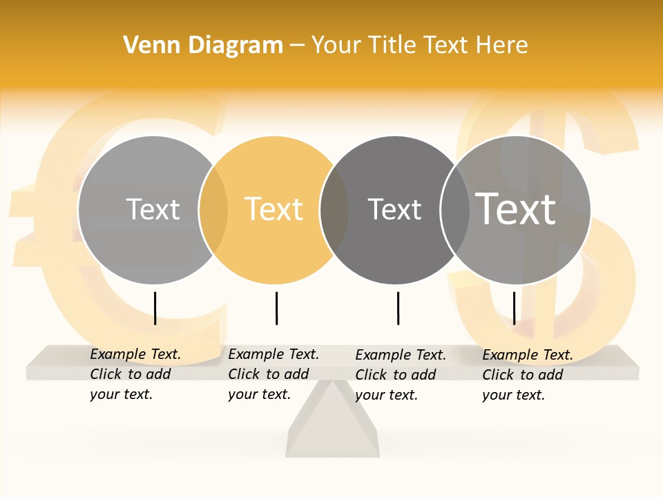 Gold Money Abstract PowerPoint Template