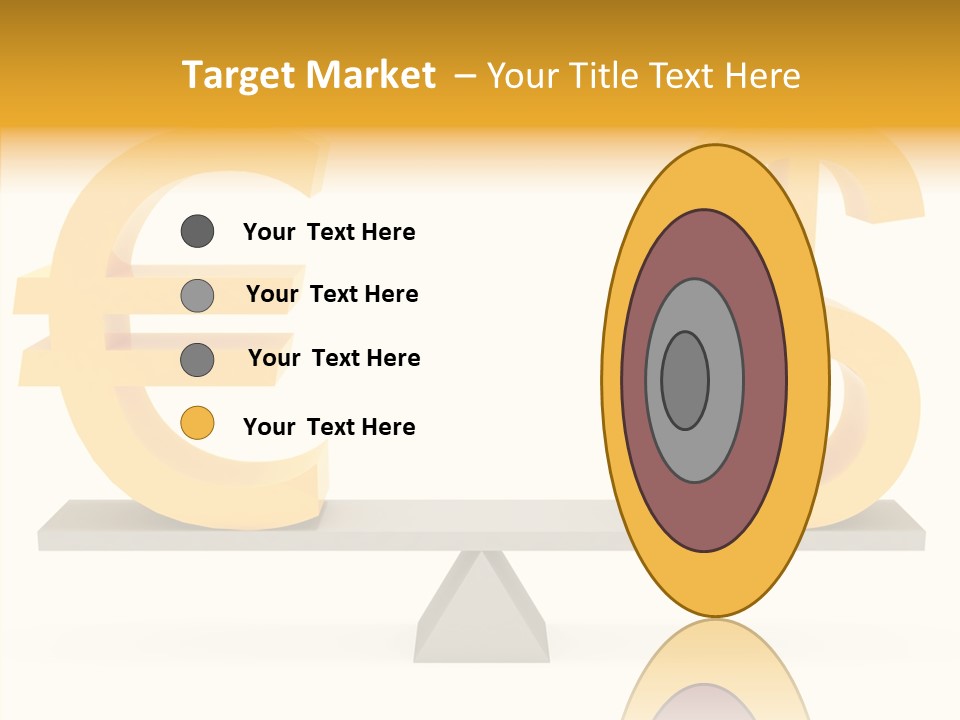 Gold Money Abstract PowerPoint Template