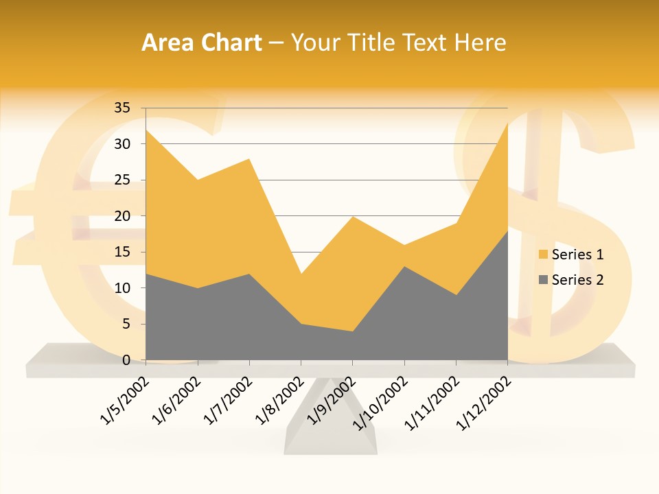 Gold Money Abstract PowerPoint Template