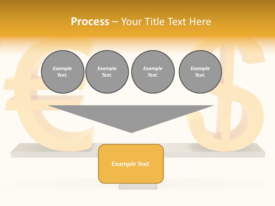 Gold Money Abstract PowerPoint Template