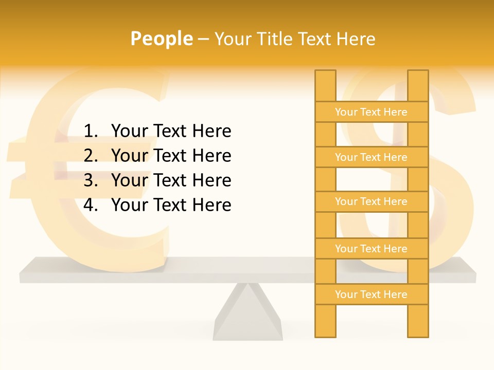 Gold Money Abstract PowerPoint Template