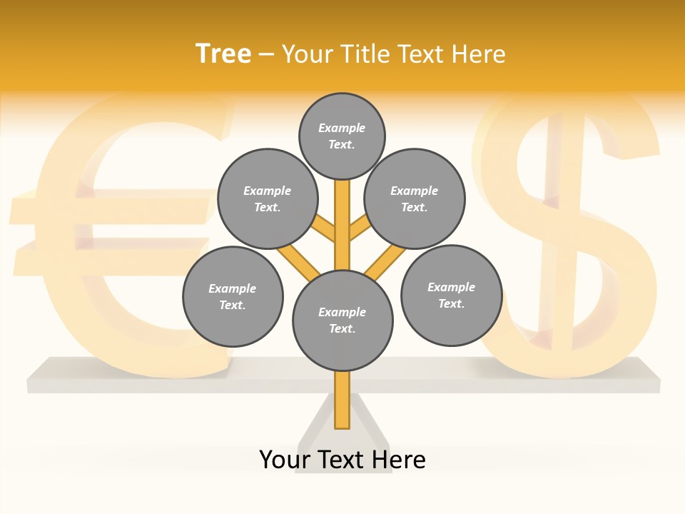 Gold Money Abstract PowerPoint Template