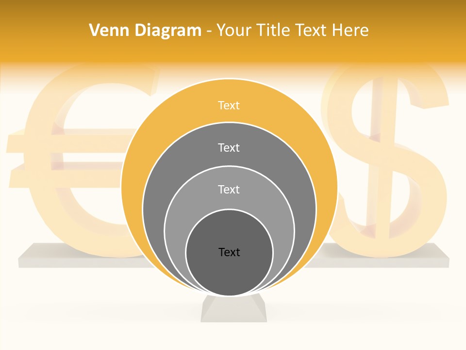 Gold Money Abstract PowerPoint Template