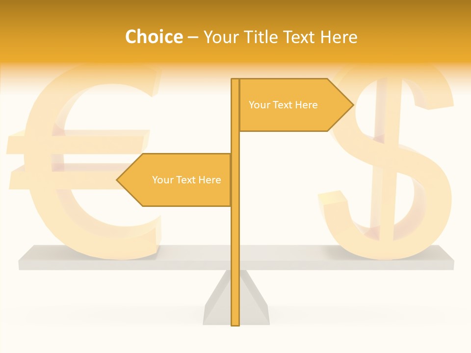 Gold Money Abstract PowerPoint Template