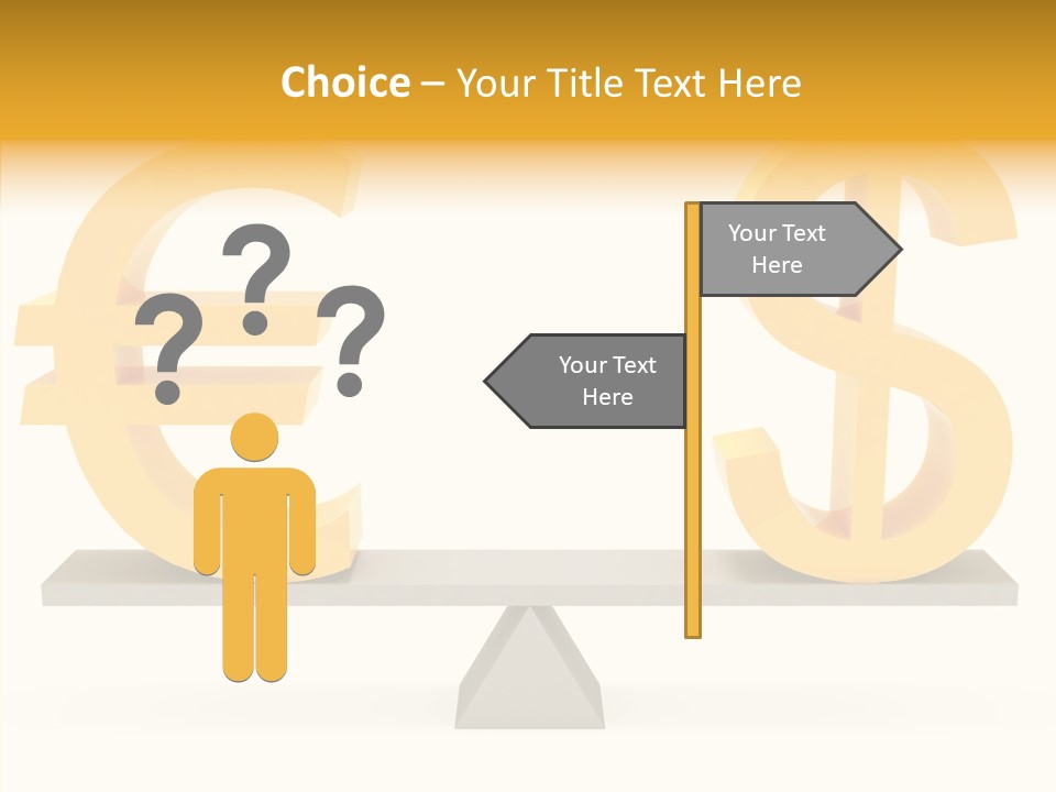 Gold Money Abstract PowerPoint Template