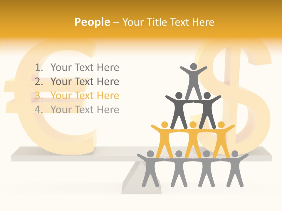 Gold Money Abstract PowerPoint Template