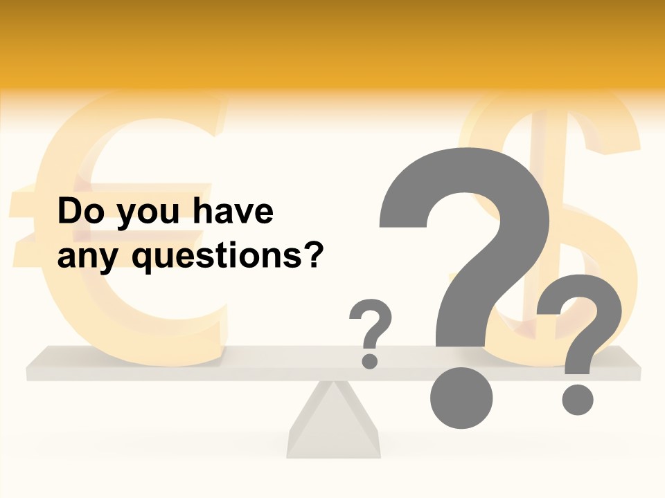 Gold Money Abstract PowerPoint Template