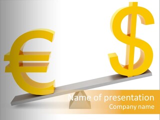 Concept Graphic Gold PowerPoint Template