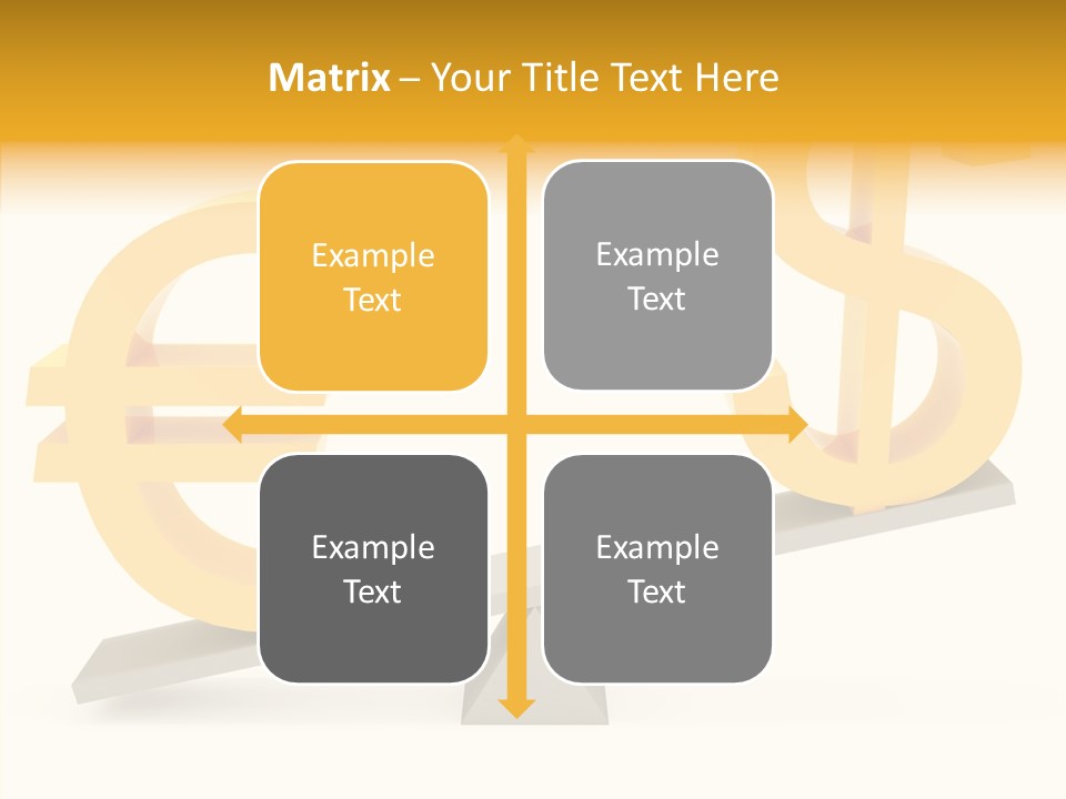 Concept Graphic Gold PowerPoint Template