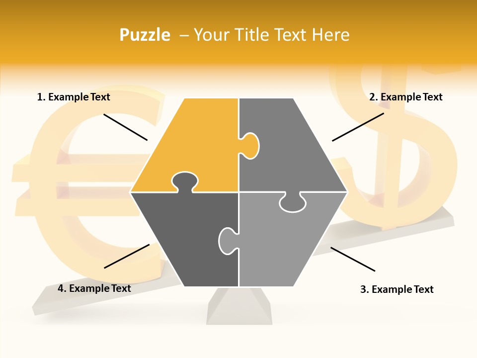 Concept Graphic Gold PowerPoint Template