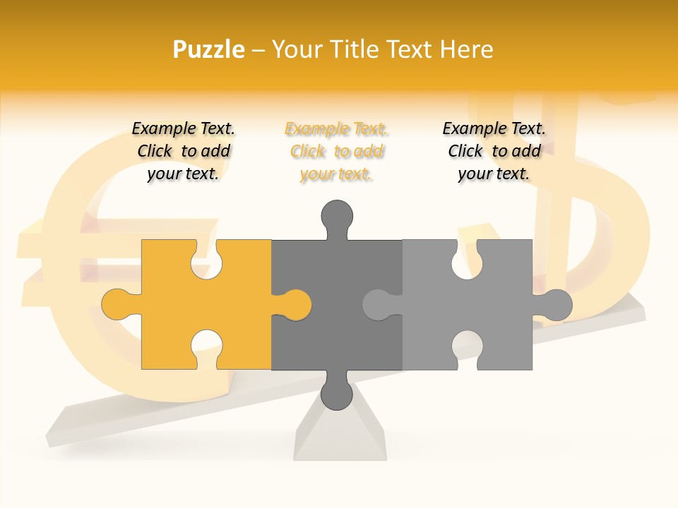 Concept Graphic Gold PowerPoint Template