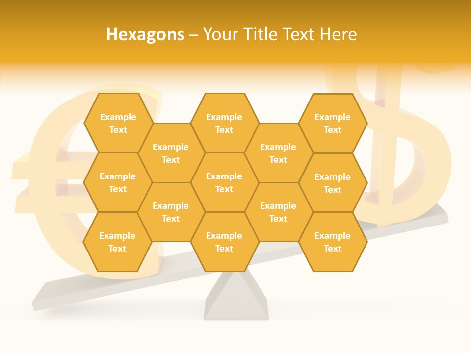 Concept Graphic Gold PowerPoint Template