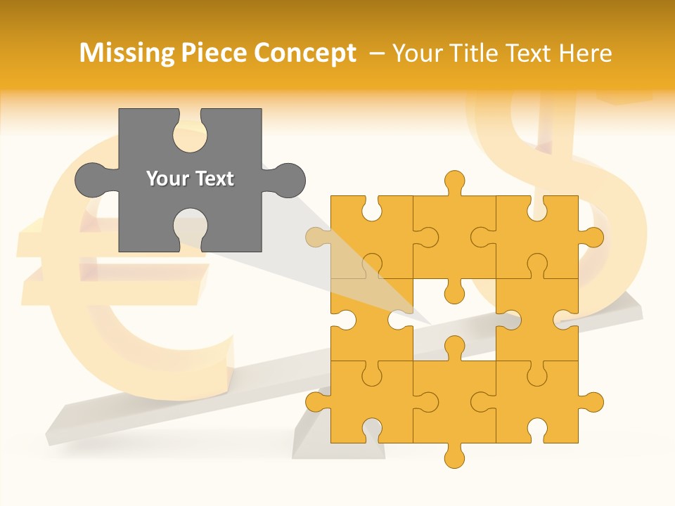 Concept Graphic Gold PowerPoint Template