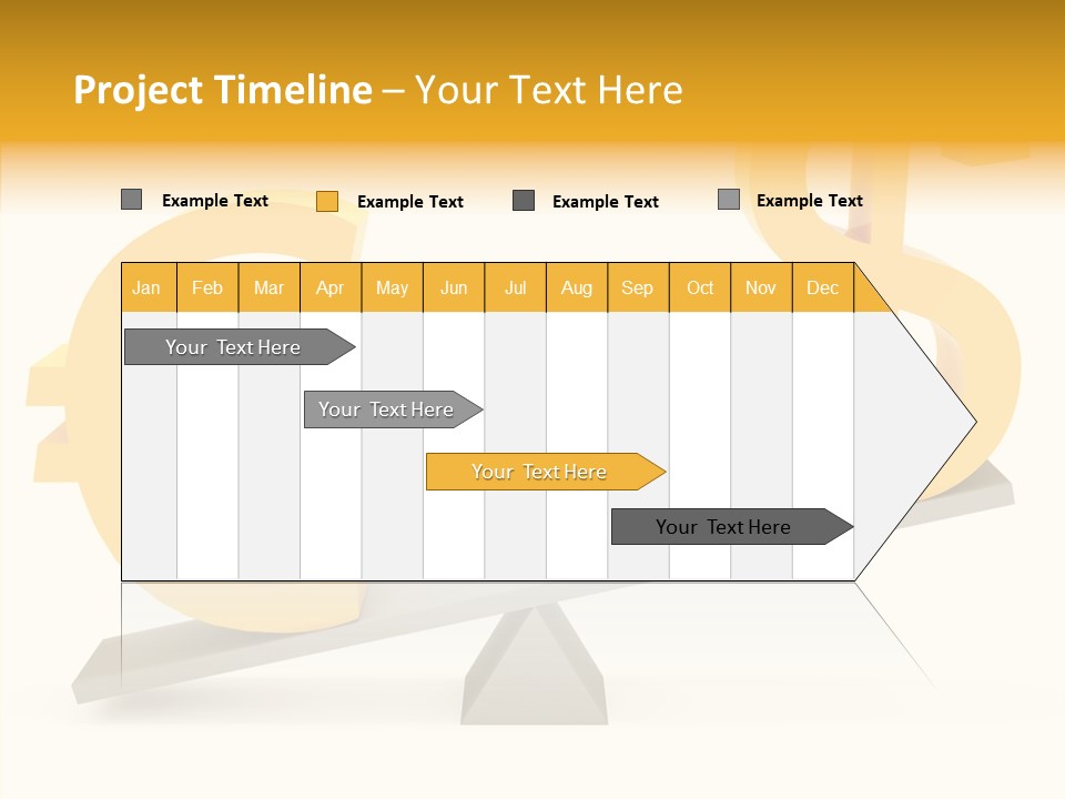 Concept Graphic Gold PowerPoint Template
