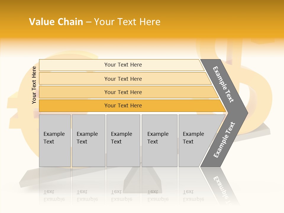 Concept Graphic Gold PowerPoint Template