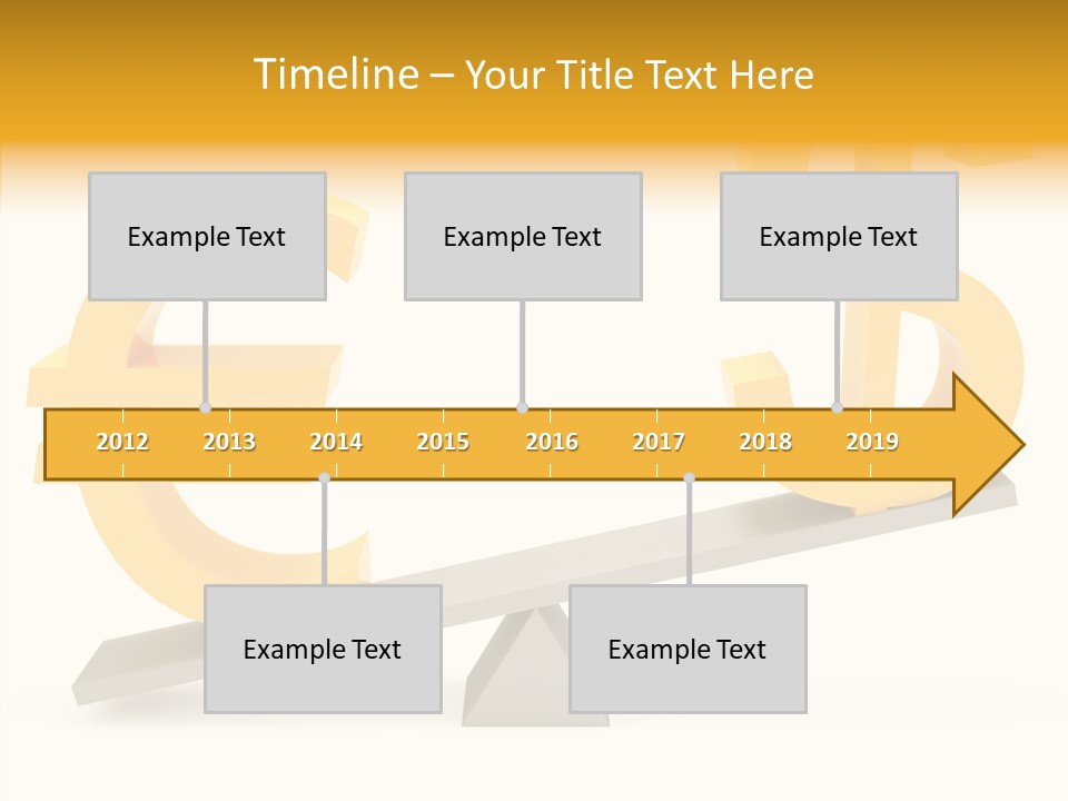 Concept Graphic Gold PowerPoint Template