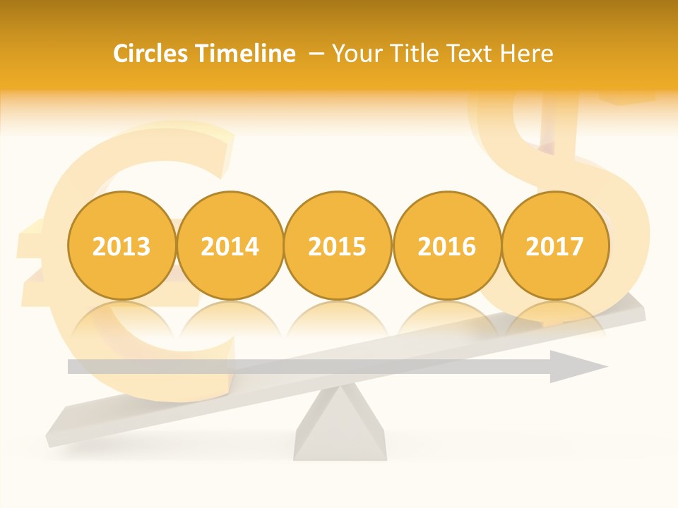 Concept Graphic Gold PowerPoint Template