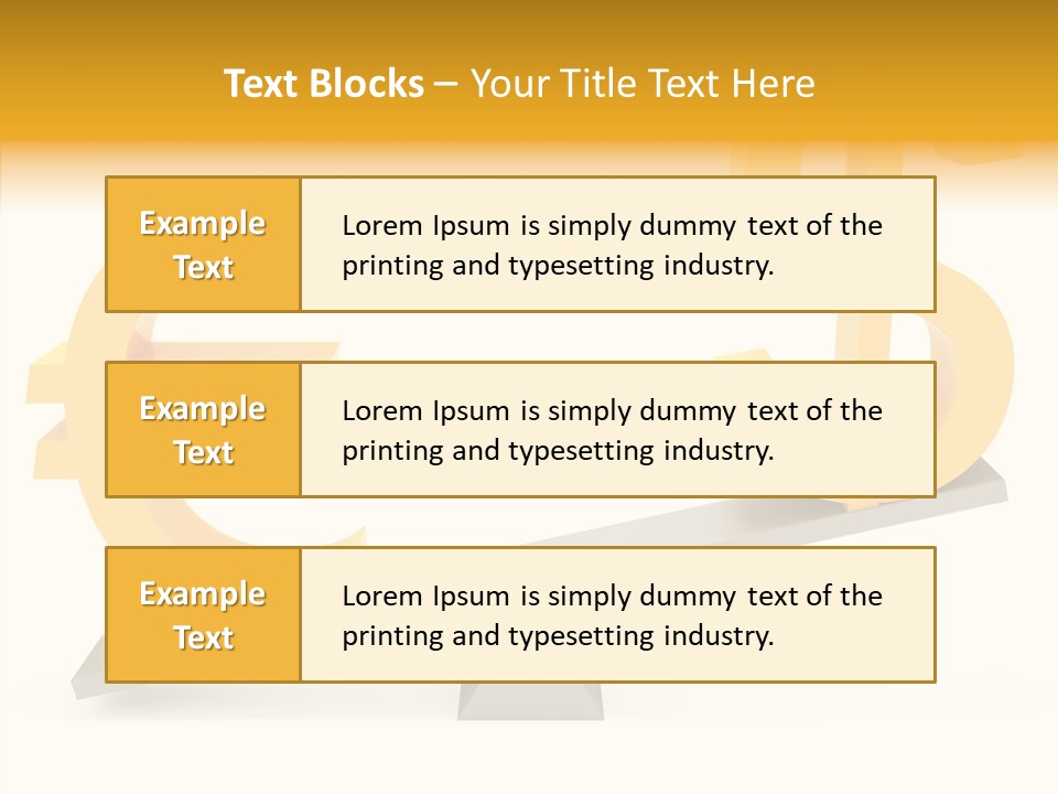 Concept Graphic Gold PowerPoint Template