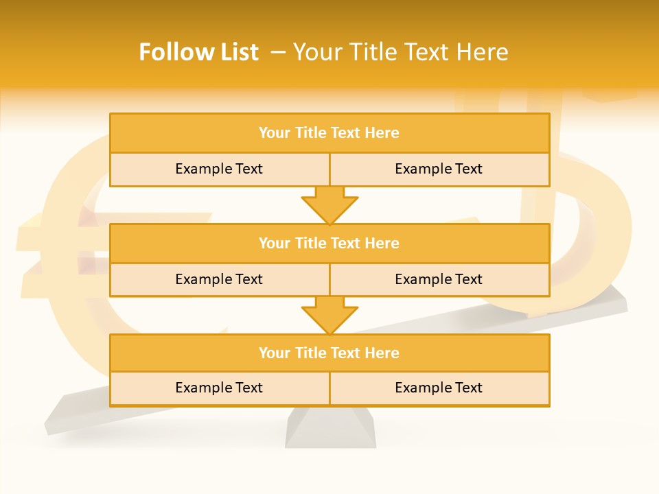 Concept Graphic Gold PowerPoint Template