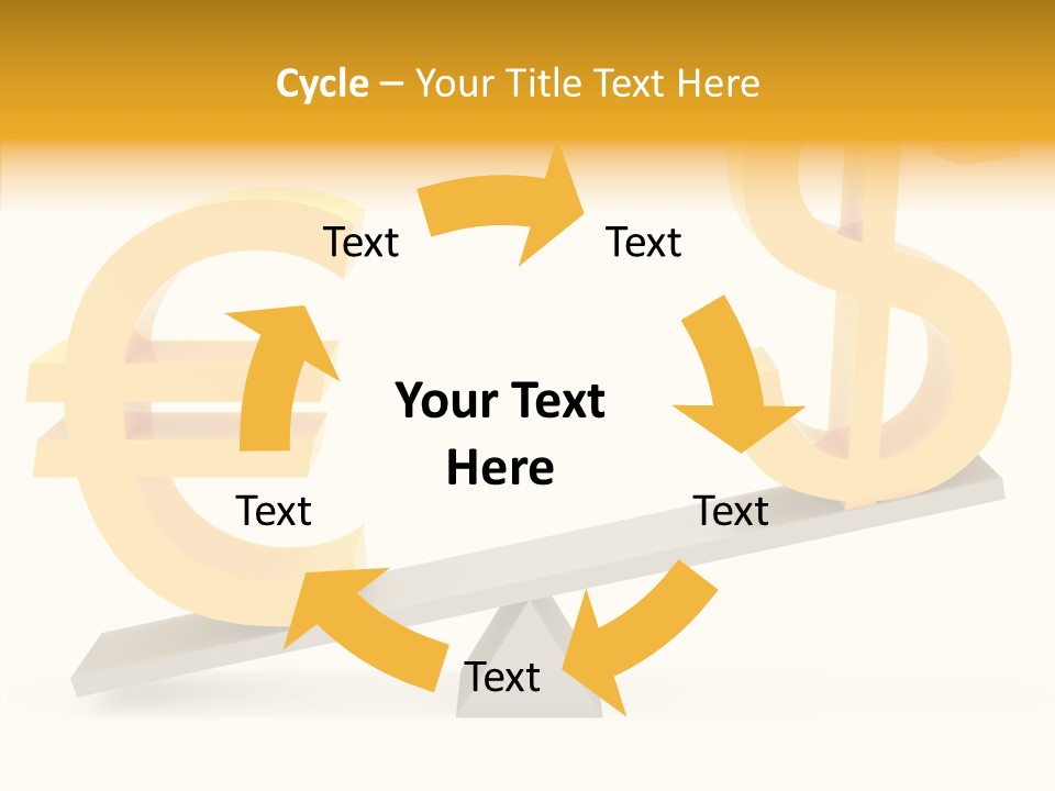 Concept Graphic Gold PowerPoint Template