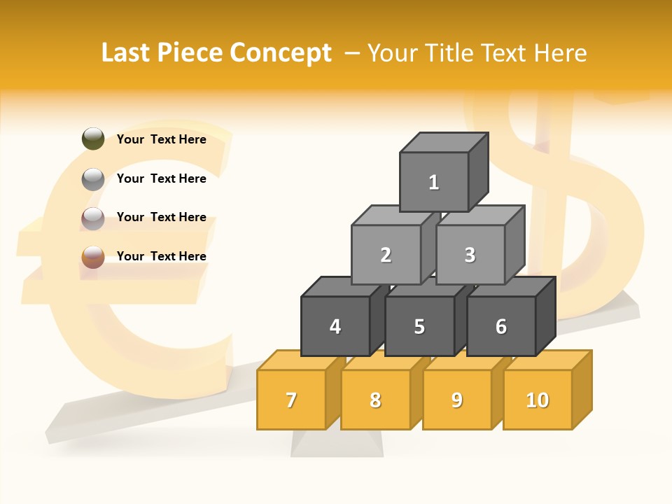 Concept Graphic Gold PowerPoint Template