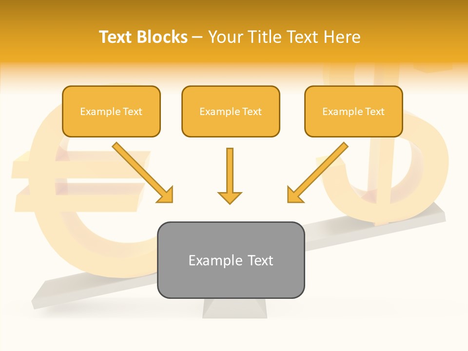 Concept Graphic Gold PowerPoint Template