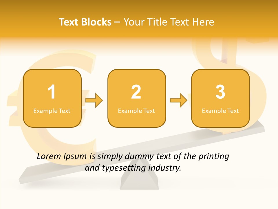 Concept Graphic Gold PowerPoint Template