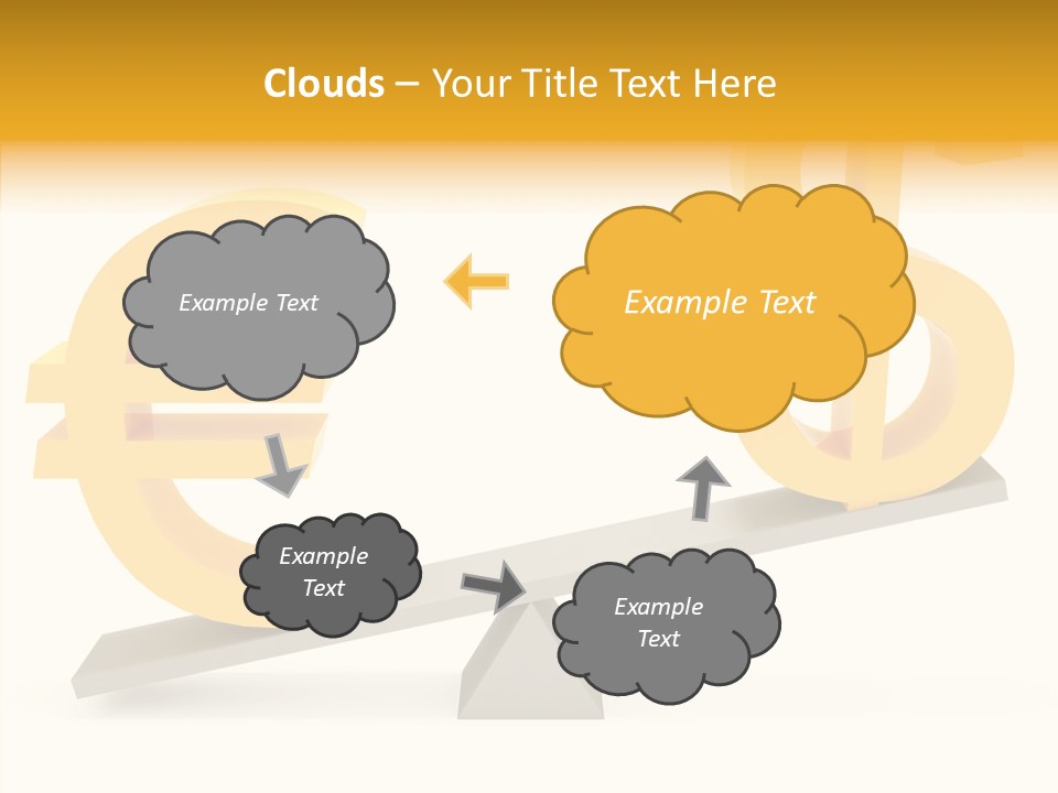 Concept Graphic Gold PowerPoint Template