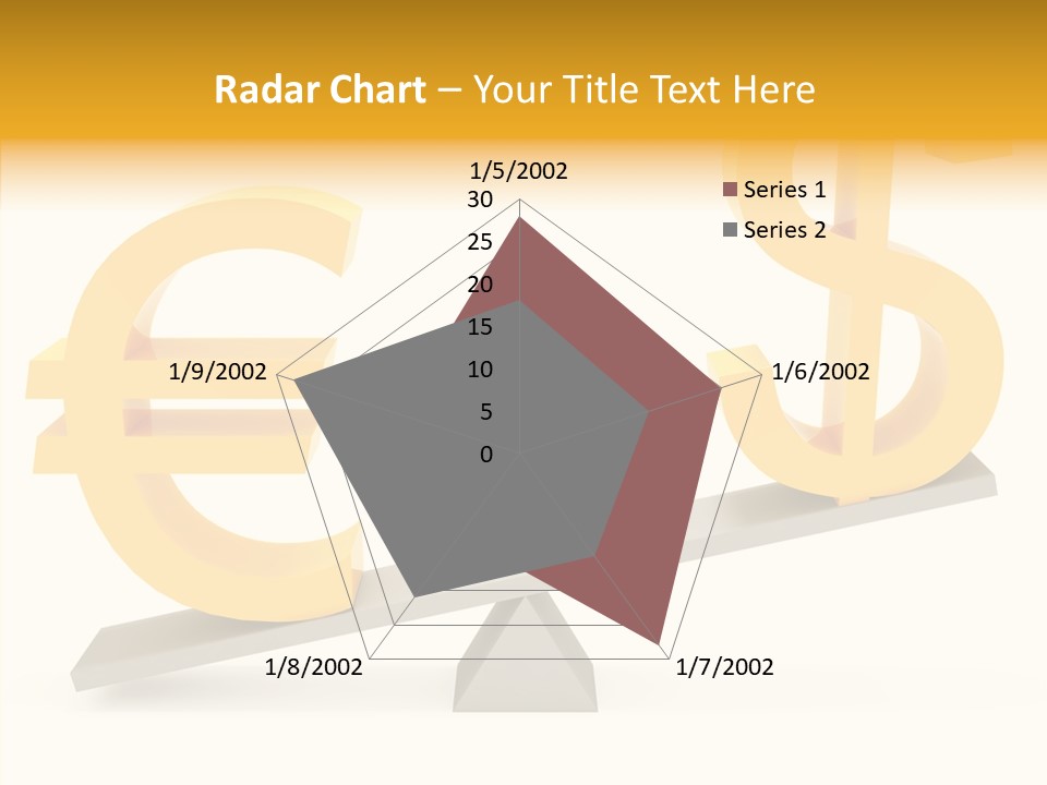 Concept Graphic Gold PowerPoint Template