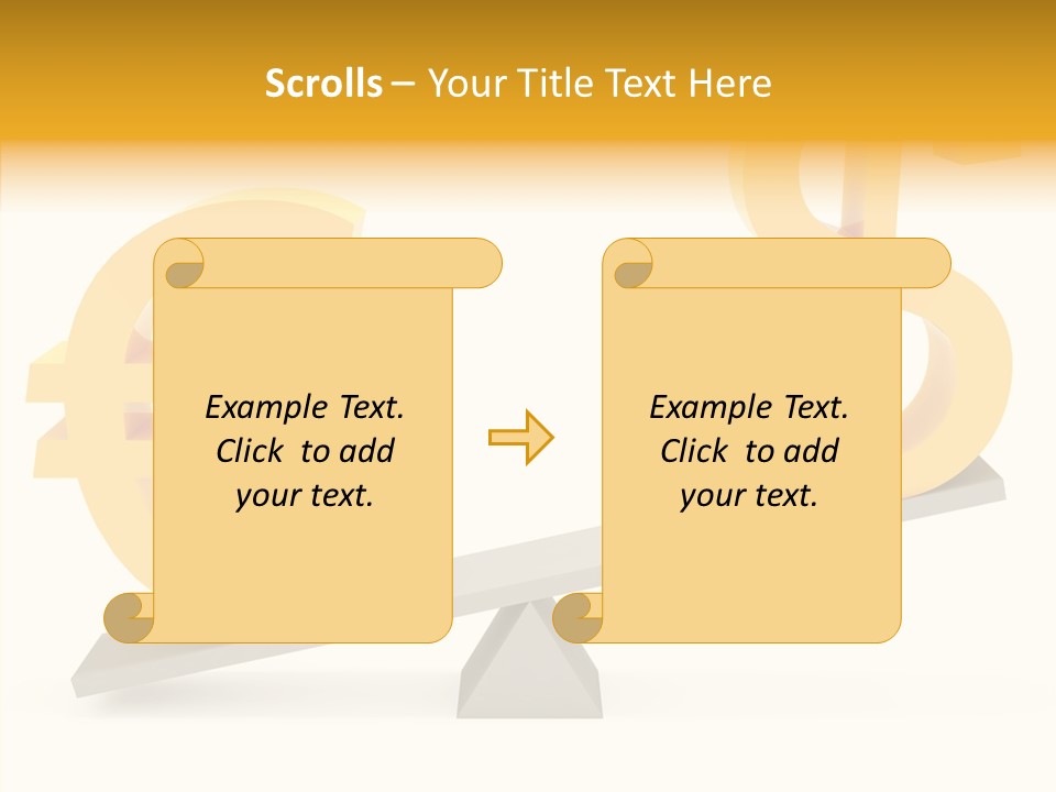 Concept Graphic Gold PowerPoint Template