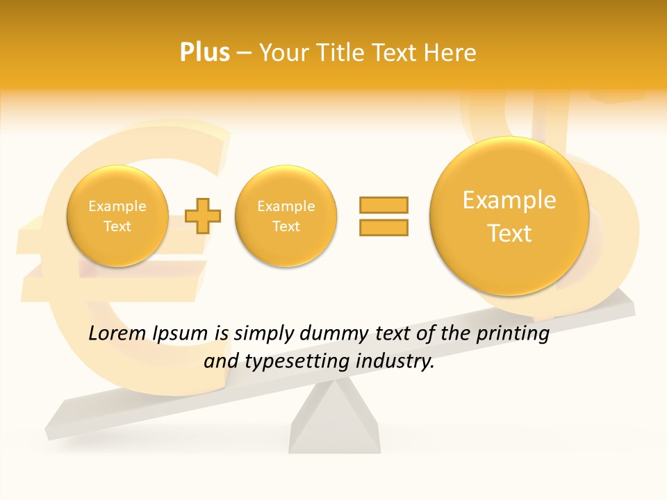 Concept Graphic Gold PowerPoint Template