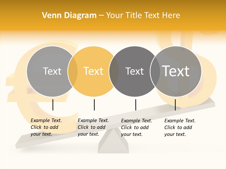 Concept Graphic Gold PowerPoint Template
