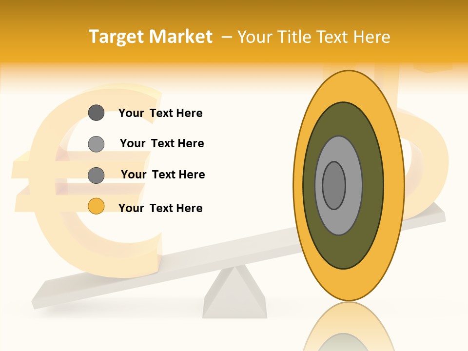 Concept Graphic Gold PowerPoint Template
