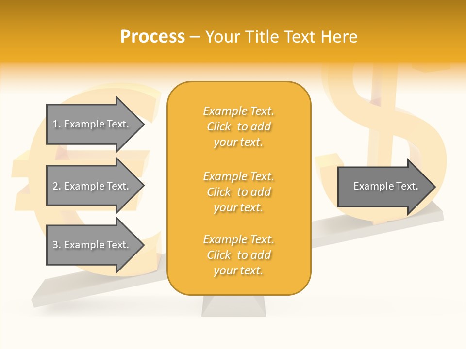 Concept Graphic Gold PowerPoint Template