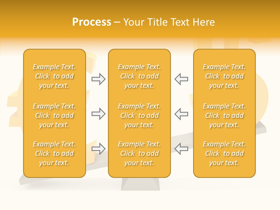 Concept Graphic Gold PowerPoint Template
