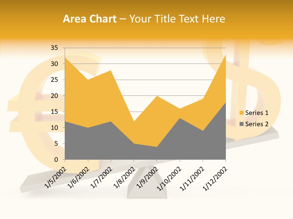 Concept Graphic Gold PowerPoint Template
