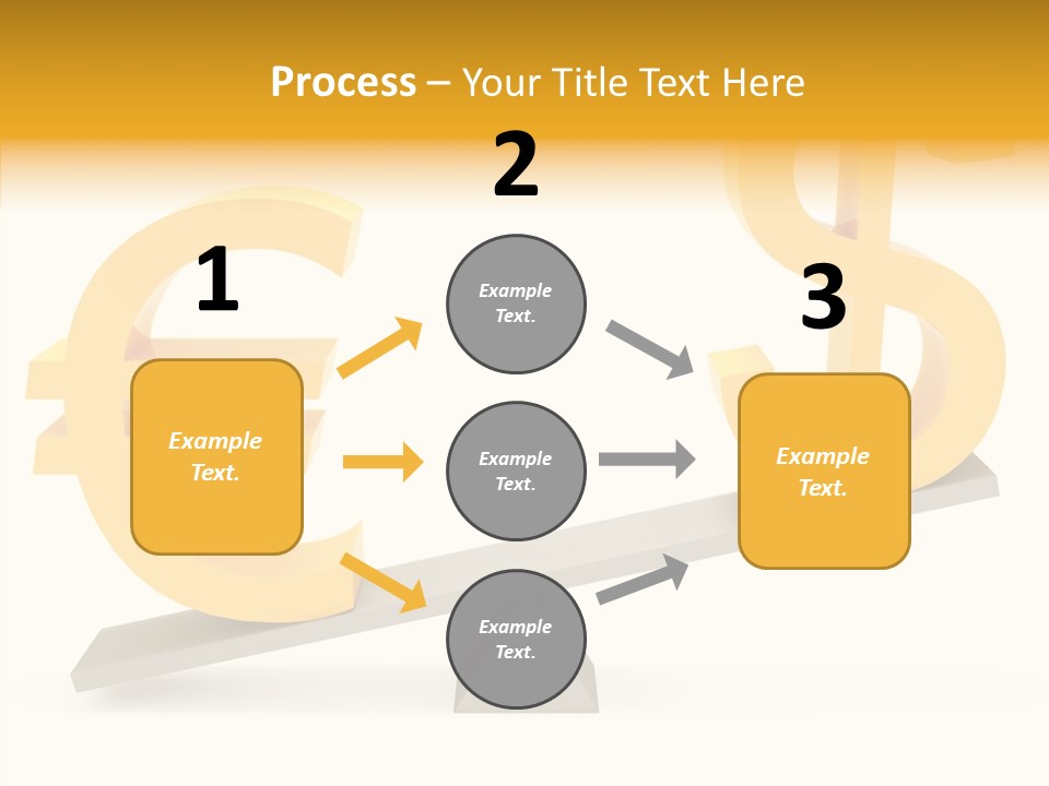 Concept Graphic Gold PowerPoint Template