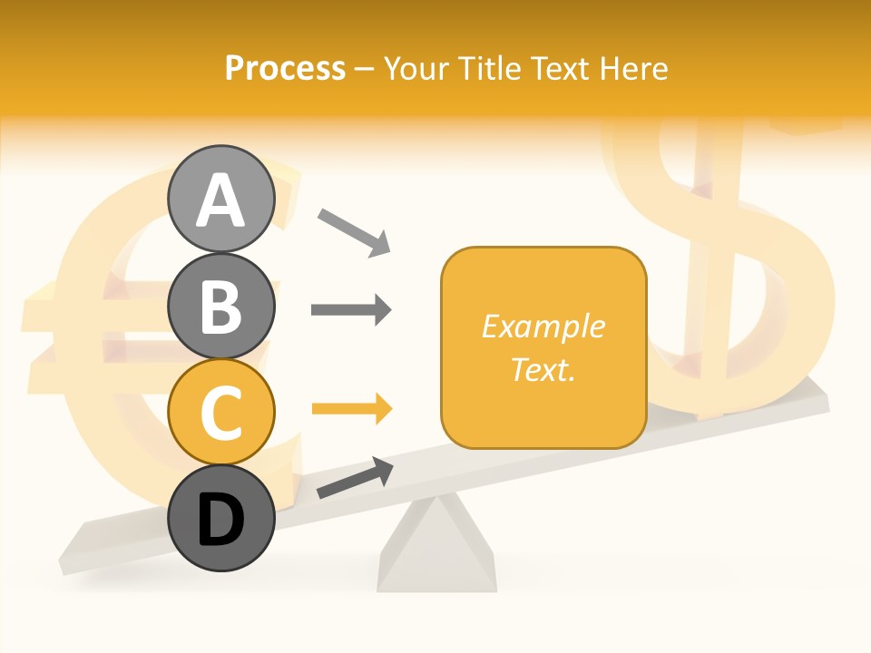 Concept Graphic Gold PowerPoint Template
