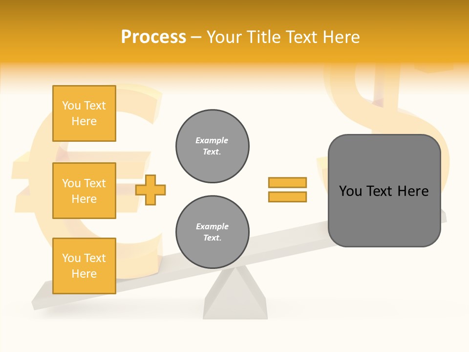 Concept Graphic Gold PowerPoint Template
