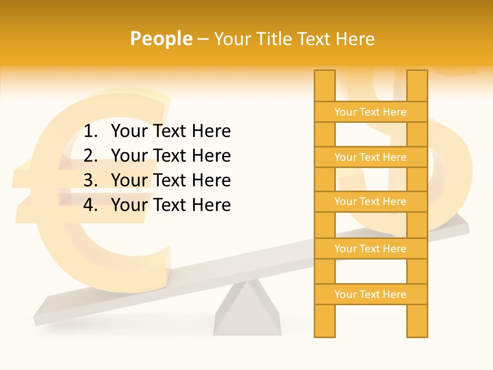 Concept Graphic Gold PowerPoint Template