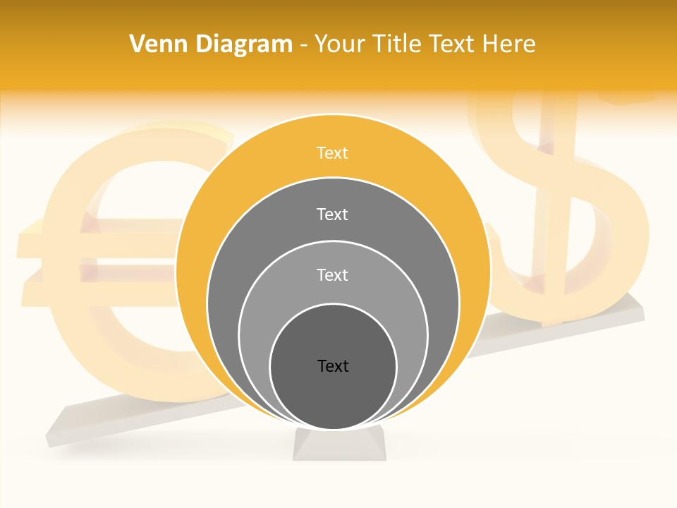 Concept Graphic Gold PowerPoint Template