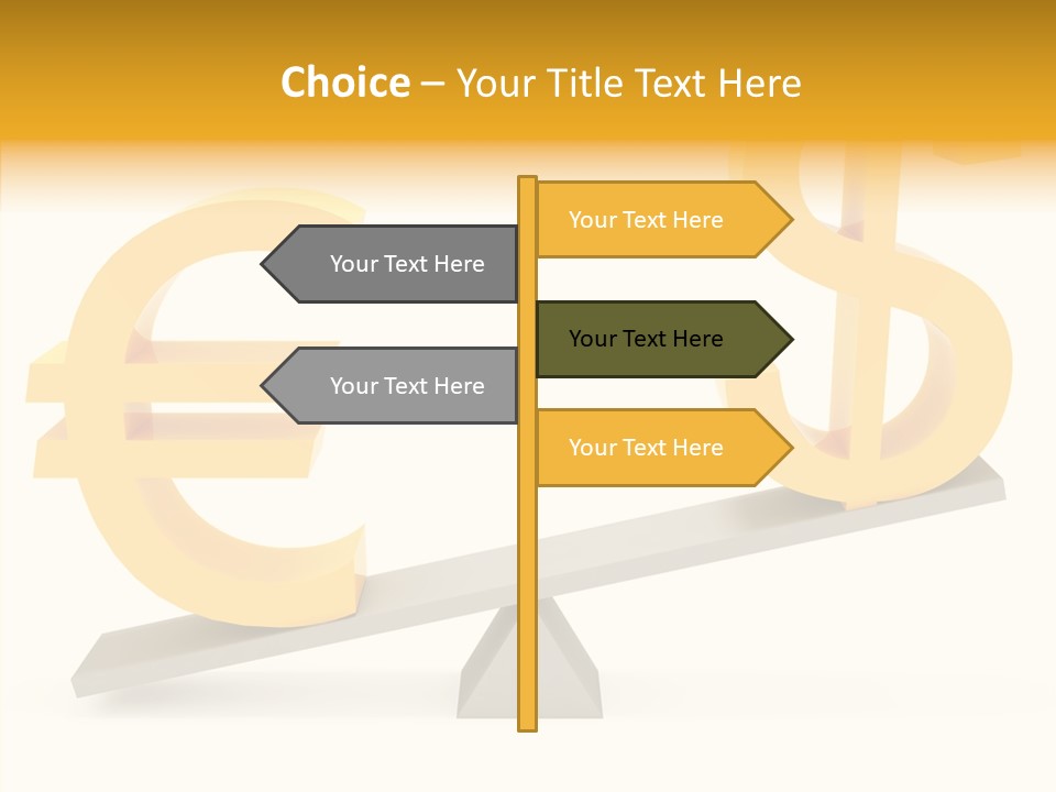 Concept Graphic Gold PowerPoint Template