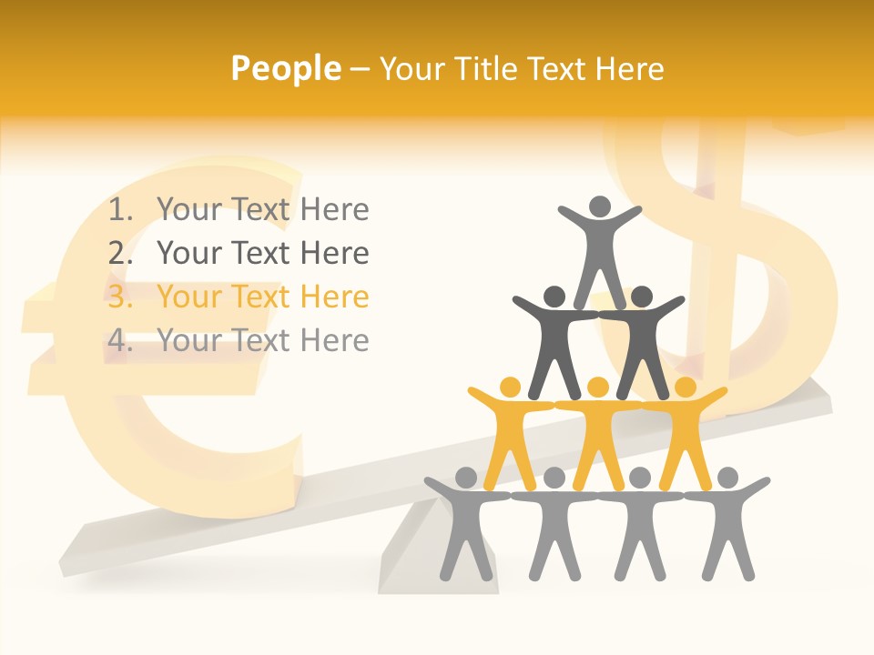 Concept Graphic Gold PowerPoint Template