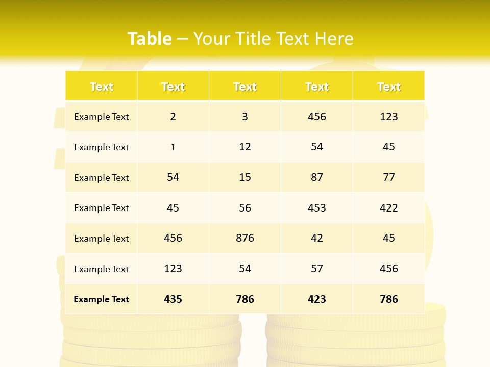 Business Design Object PowerPoint Template