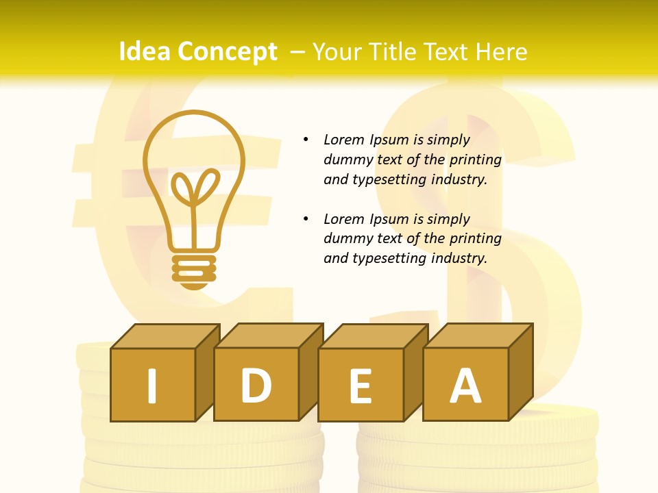 Business Design Object PowerPoint Template