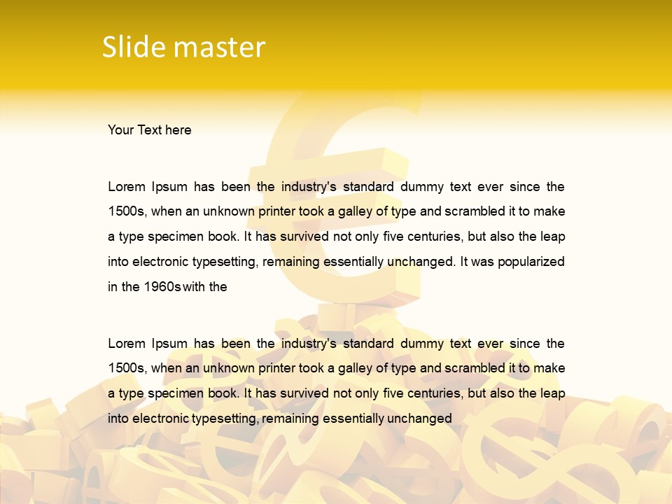 Trading Vector Illustration PowerPoint Template