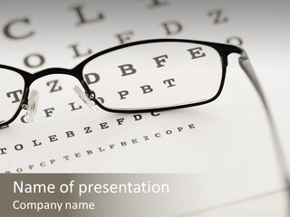 Letter Focus Style PowerPoint Template