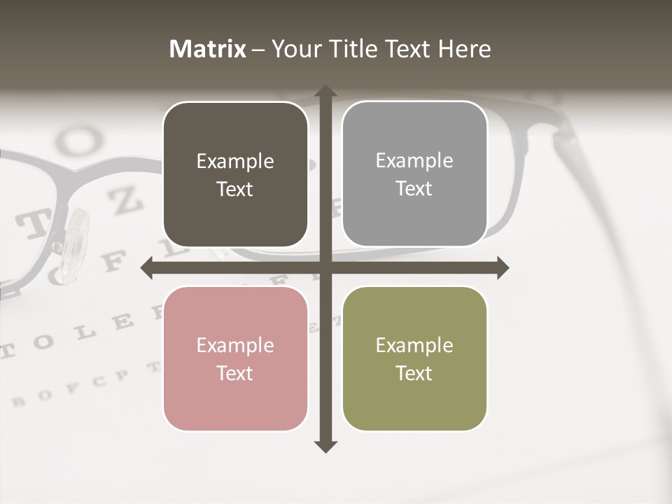 Letter Focus Style PowerPoint Template
