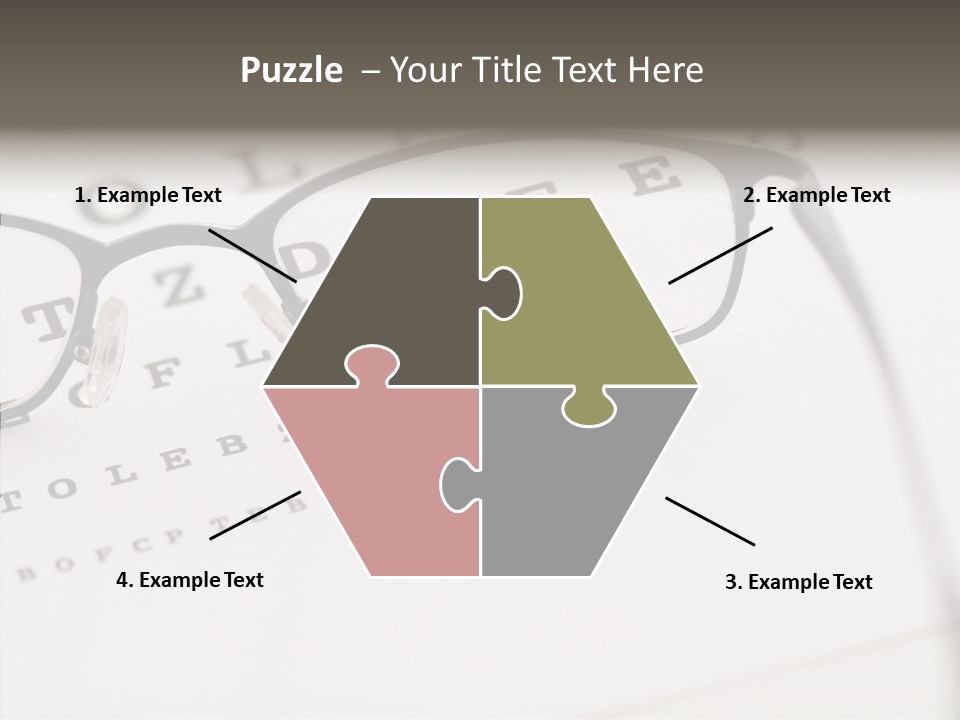 Letter Focus Style PowerPoint Template